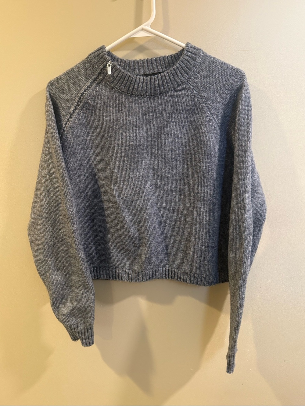 Sanctuary Soft Heather Gray Crewneck Sweater